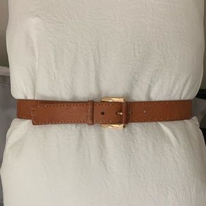 Michael Kors Cognac Leather Belt